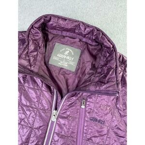 VTG Gramicci Quilted Puffer Jacket Women's Size L Packable Purple Primaloft